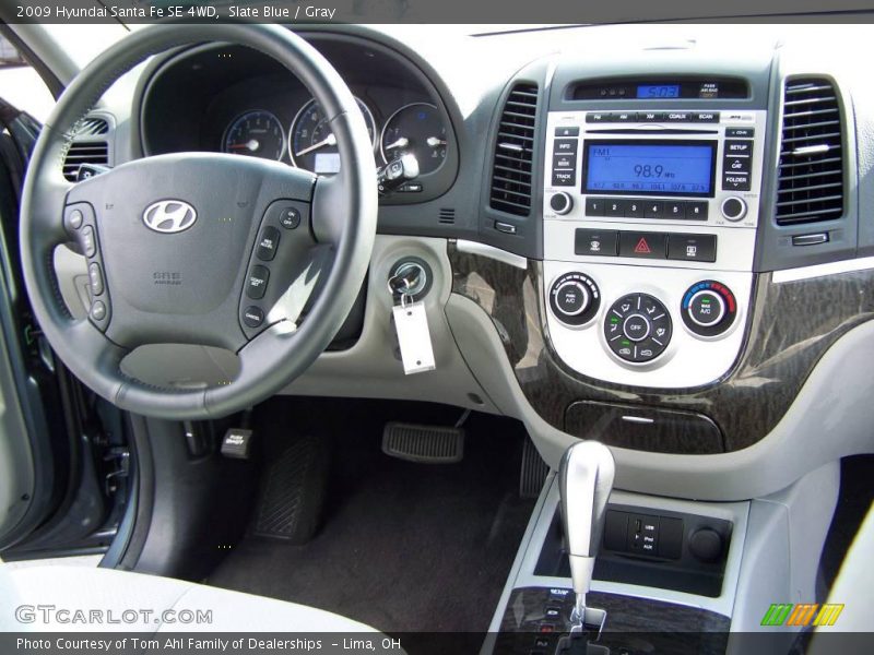 Slate Blue / Gray 2009 Hyundai Santa Fe SE 4WD