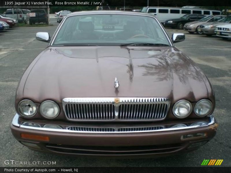 Rose Bronze Metallic / Ivory 1995 Jaguar XJ Vanden Plas