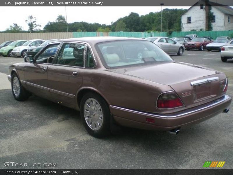 Rose Bronze Metallic / Ivory 1995 Jaguar XJ Vanden Plas