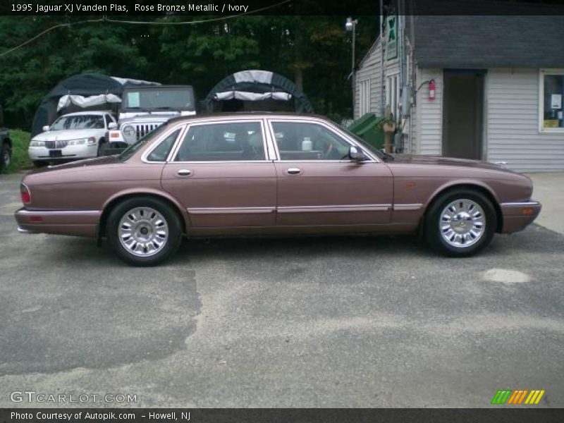 Rose Bronze Metallic / Ivory 1995 Jaguar XJ Vanden Plas