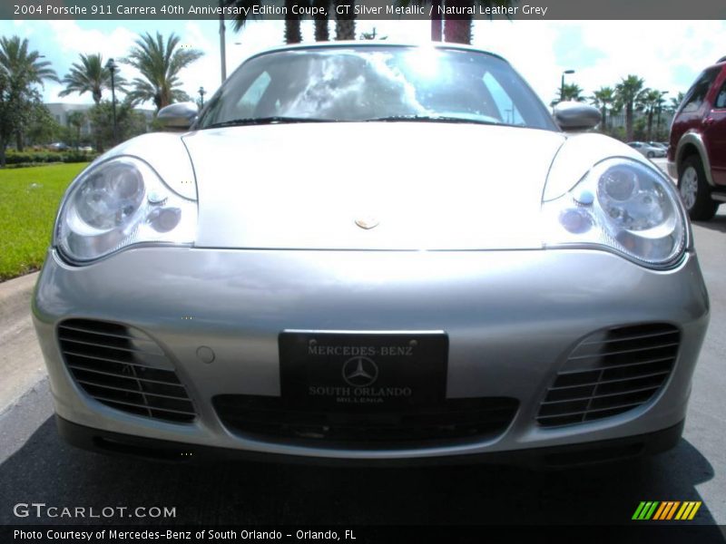 GT Silver Metallic / Natural Leather Grey 2004 Porsche 911 Carrera 40th Anniversary Edition Coupe