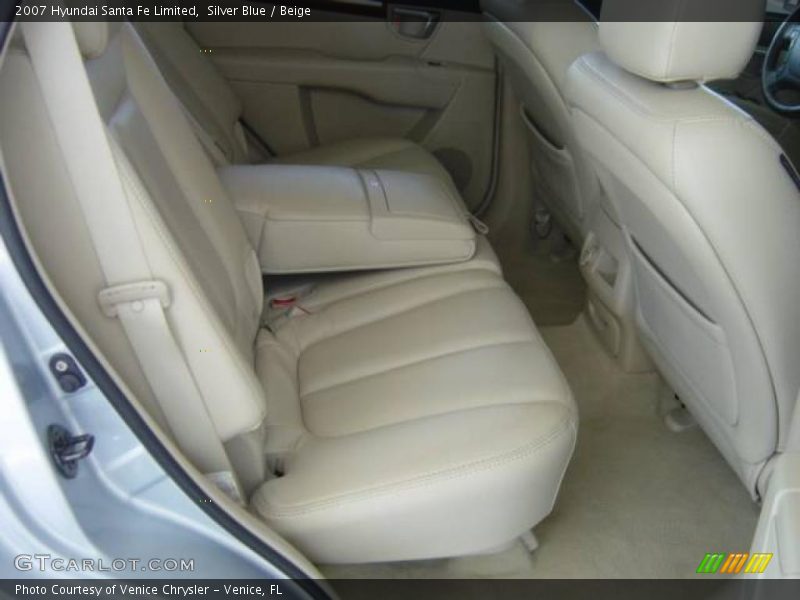 Silver Blue / Beige 2007 Hyundai Santa Fe Limited