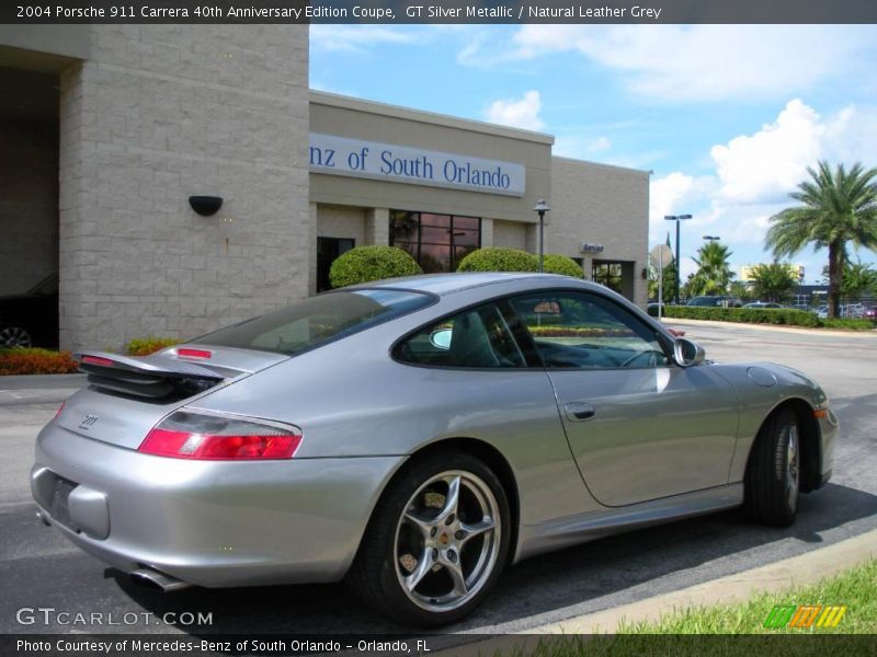 GT Silver Metallic / Natural Leather Grey 2004 Porsche 911 Carrera 40th Anniversary Edition Coupe