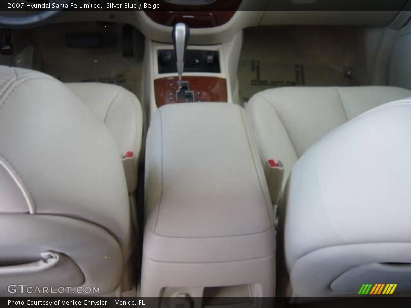 Silver Blue / Beige 2007 Hyundai Santa Fe Limited