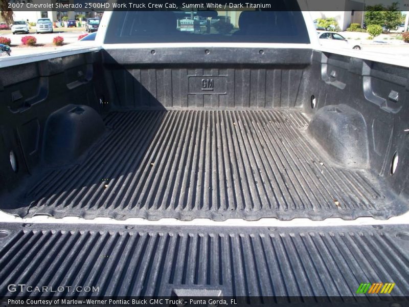 Summit White / Dark Titanium 2007 Chevrolet Silverado 2500HD Work Truck Crew Cab