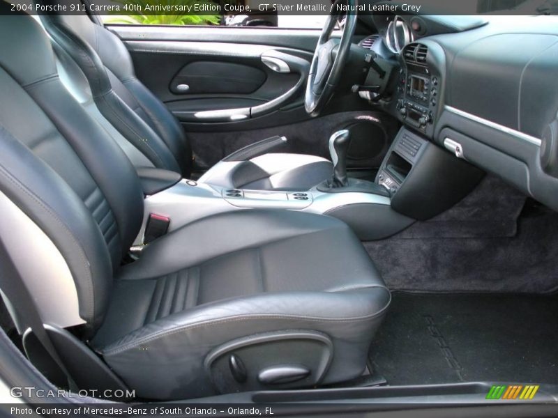 GT Silver Metallic / Natural Leather Grey 2004 Porsche 911 Carrera 40th Anniversary Edition Coupe