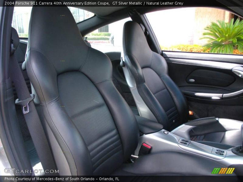 GT Silver Metallic / Natural Leather Grey 2004 Porsche 911 Carrera 40th Anniversary Edition Coupe