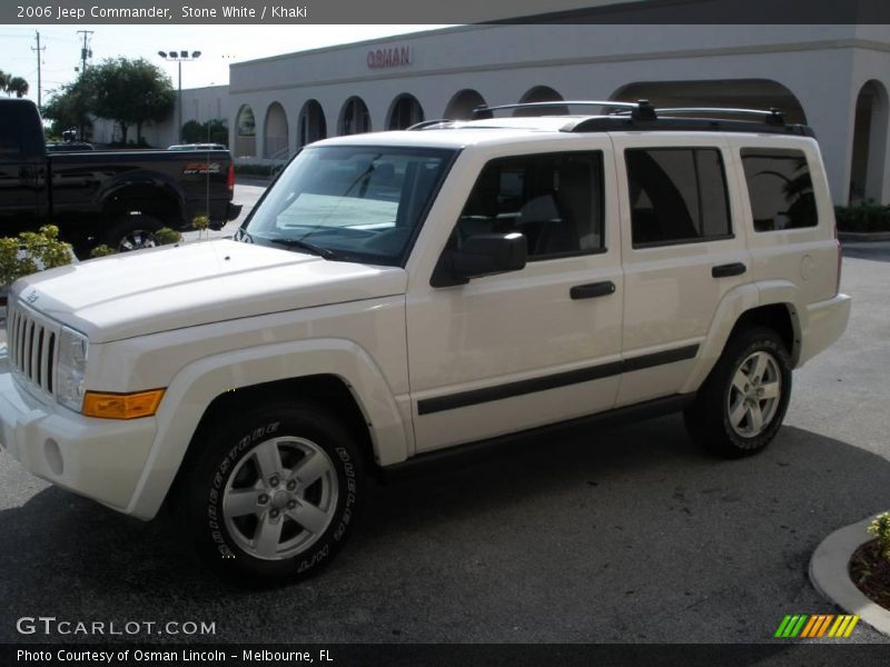 Stone White / Khaki 2006 Jeep Commander