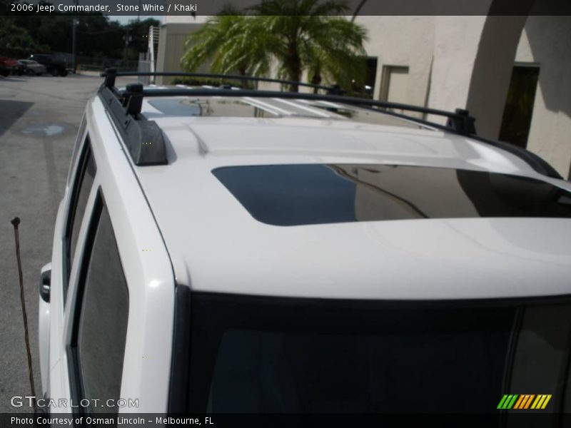 Stone White / Khaki 2006 Jeep Commander