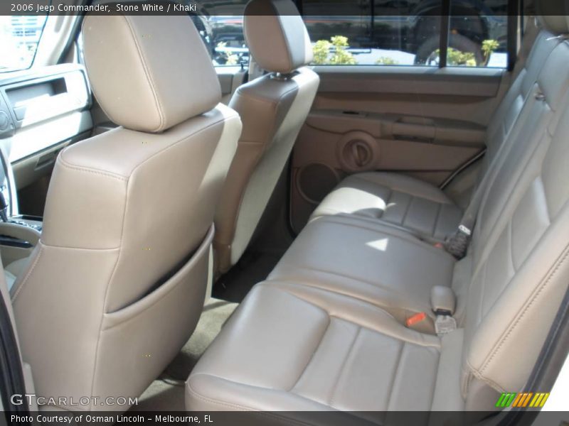 Stone White / Khaki 2006 Jeep Commander