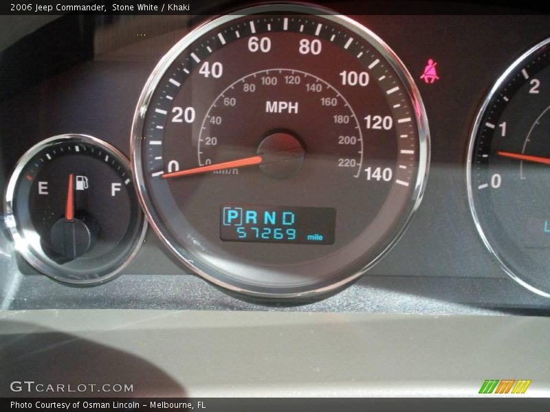 Stone White / Khaki 2006 Jeep Commander