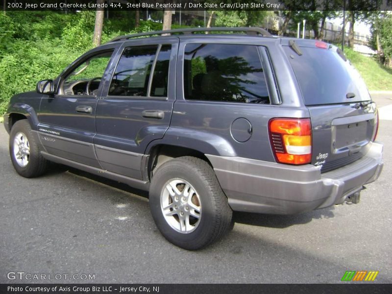 Steel Blue Pearlcoat / Dark Slate Gray/Light Slate Gray 2002 Jeep Grand Cherokee Laredo 4x4