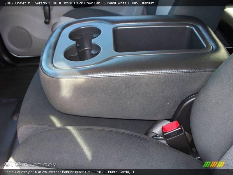 Summit White / Dark Titanium 2007 Chevrolet Silverado 2500HD Work Truck Crew Cab