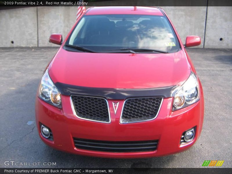 Red Hot Metallic / Ebony 2009 Pontiac Vibe 2.4