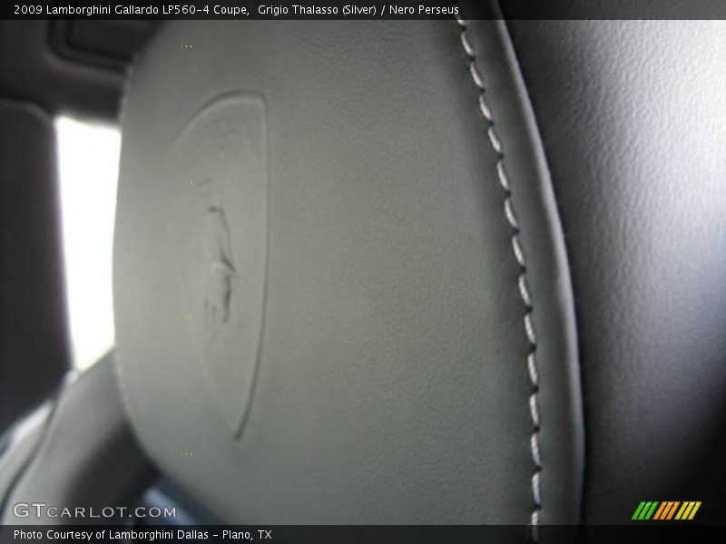 Grigio Thalasso (Silver) / Nero Perseus 2009 Lamborghini Gallardo LP560-4 Coupe