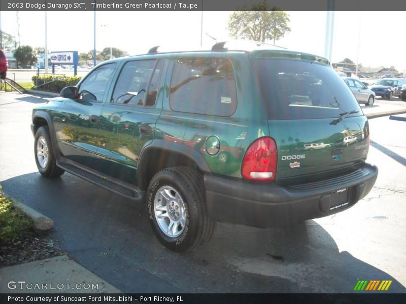 Timberline Green Pearlcoat / Taupe 2003 Dodge Durango SXT