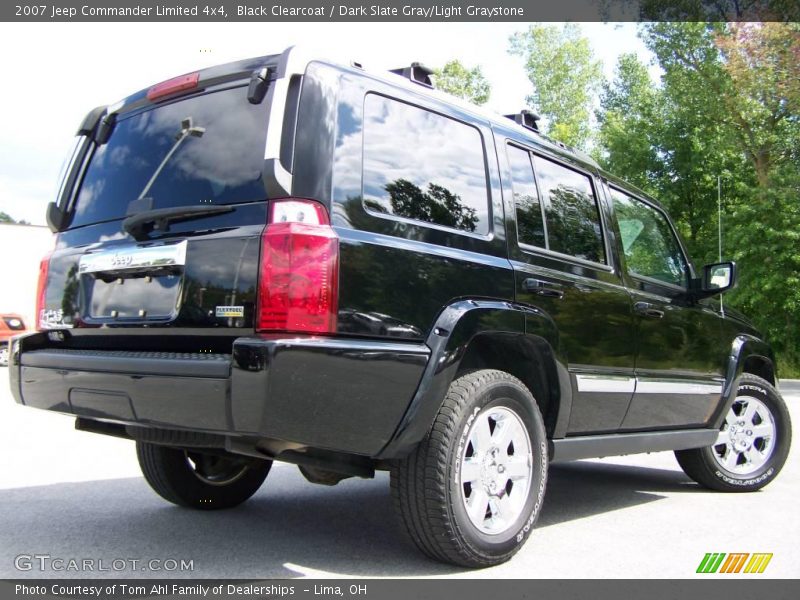 Black Clearcoat / Dark Slate Gray/Light Graystone 2007 Jeep Commander Limited 4x4