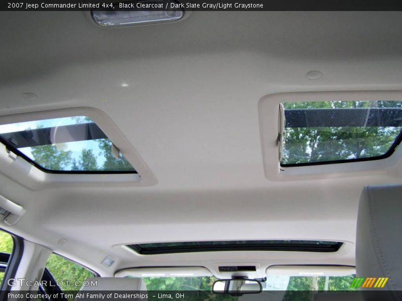 Black Clearcoat / Dark Slate Gray/Light Graystone 2007 Jeep Commander Limited 4x4