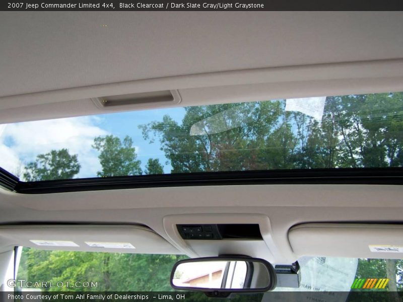 Black Clearcoat / Dark Slate Gray/Light Graystone 2007 Jeep Commander Limited 4x4
