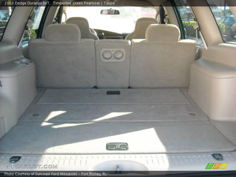 Timberline Green Pearlcoat / Taupe 2003 Dodge Durango SXT