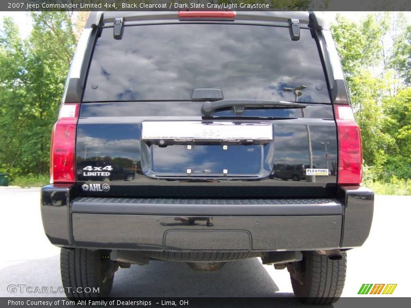 Black Clearcoat / Dark Slate Gray/Light Graystone 2007 Jeep Commander Limited 4x4