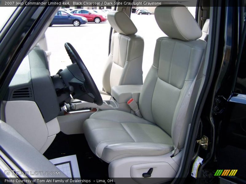 Black Clearcoat / Dark Slate Gray/Light Graystone 2007 Jeep Commander Limited 4x4