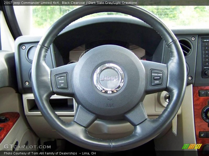 Black Clearcoat / Dark Slate Gray/Light Graystone 2007 Jeep Commander Limited 4x4