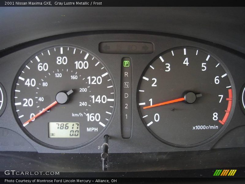 Gray Lustre Metallic / Frost 2001 Nissan Maxima GXE