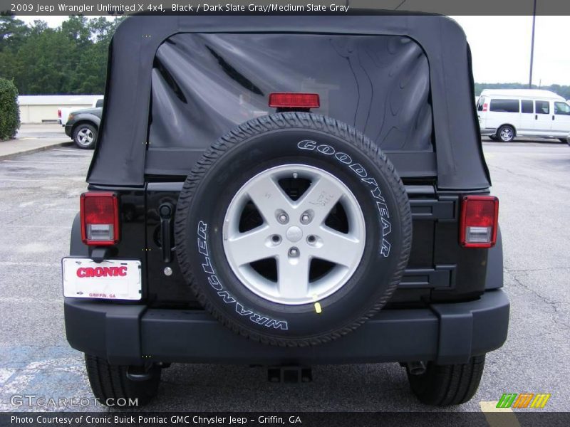 Black / Dark Slate Gray/Medium Slate Gray 2009 Jeep Wrangler Unlimited X 4x4