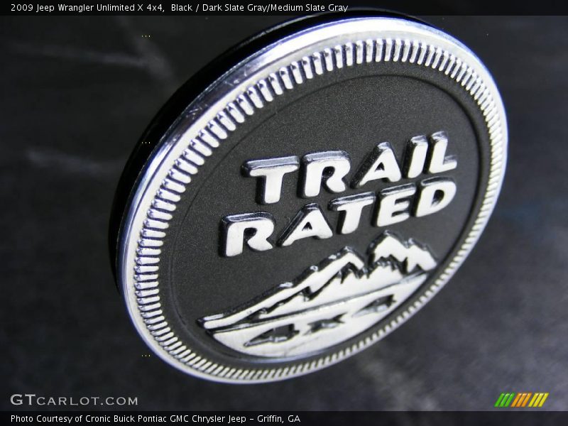 Black / Dark Slate Gray/Medium Slate Gray 2009 Jeep Wrangler Unlimited X 4x4