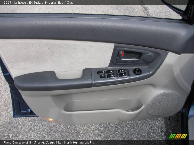 Imperial Blue / Gray 2005 Kia Spectra EX Sedan