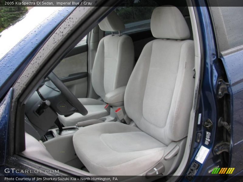 Imperial Blue / Gray 2005 Kia Spectra EX Sedan