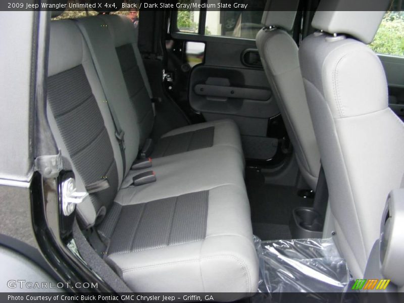 Black / Dark Slate Gray/Medium Slate Gray 2009 Jeep Wrangler Unlimited X 4x4