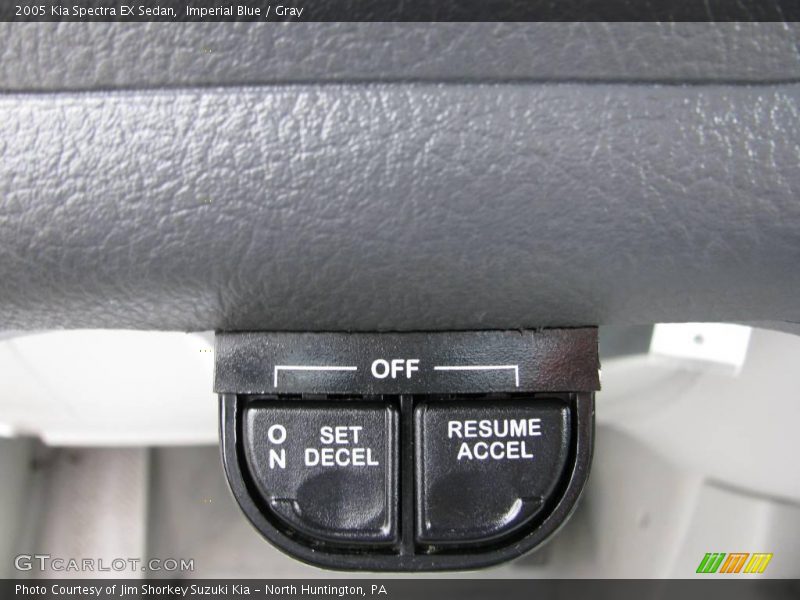 Imperial Blue / Gray 2005 Kia Spectra EX Sedan