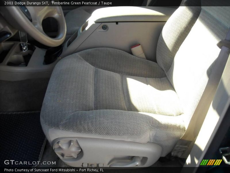 Timberline Green Pearlcoat / Taupe 2003 Dodge Durango SXT