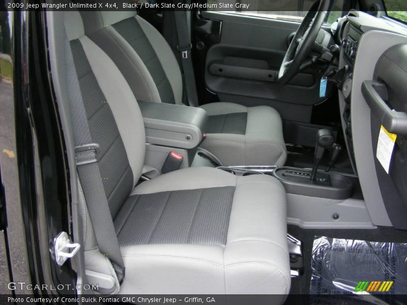 Black / Dark Slate Gray/Medium Slate Gray 2009 Jeep Wrangler Unlimited X 4x4