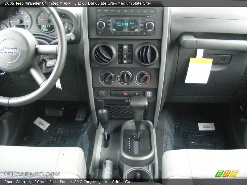 Black / Dark Slate Gray/Medium Slate Gray 2009 Jeep Wrangler Unlimited X 4x4