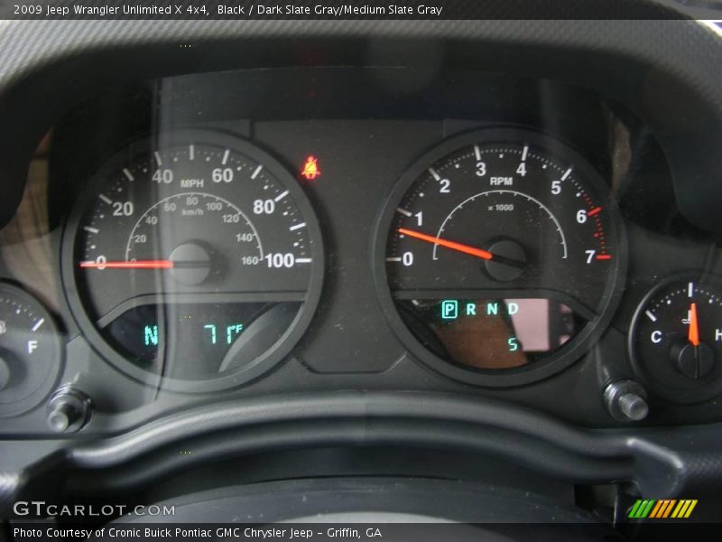 Black / Dark Slate Gray/Medium Slate Gray 2009 Jeep Wrangler Unlimited X 4x4