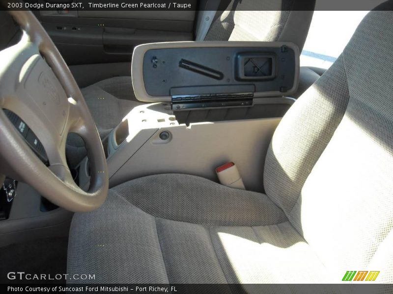 Timberline Green Pearlcoat / Taupe 2003 Dodge Durango SXT