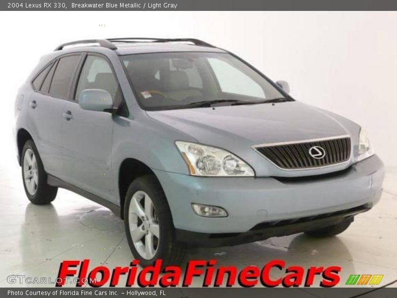 Breakwater Blue Metallic / Light Gray 2004 Lexus RX 330