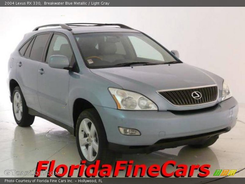 Breakwater Blue Metallic / Light Gray 2004 Lexus RX 330
