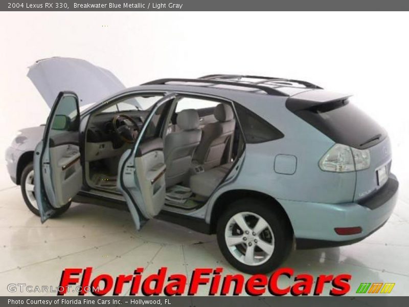 Breakwater Blue Metallic / Light Gray 2004 Lexus RX 330