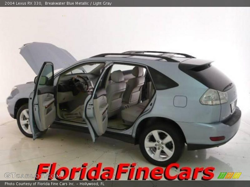 Breakwater Blue Metallic / Light Gray 2004 Lexus RX 330