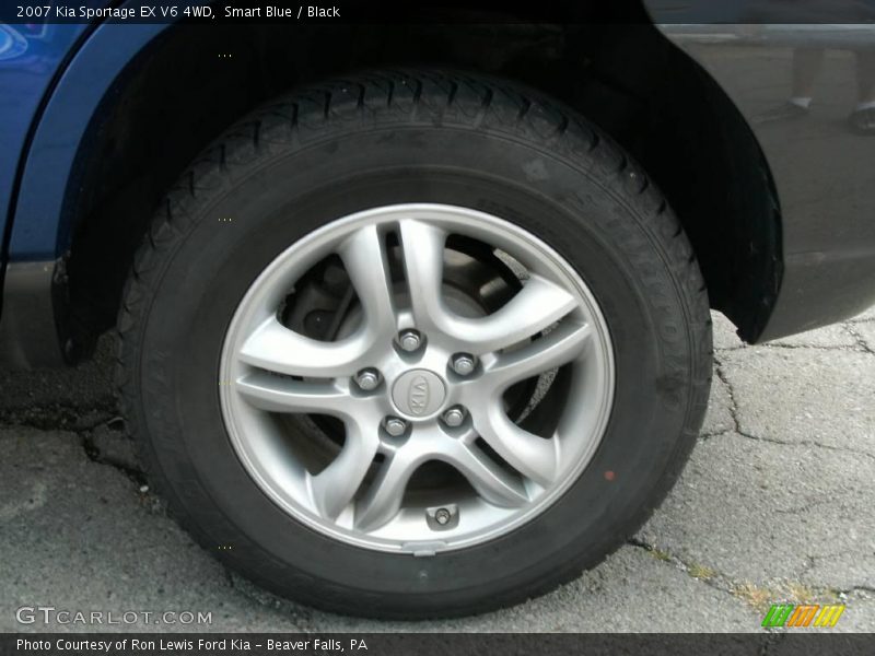 Smart Blue / Black 2007 Kia Sportage EX V6 4WD
