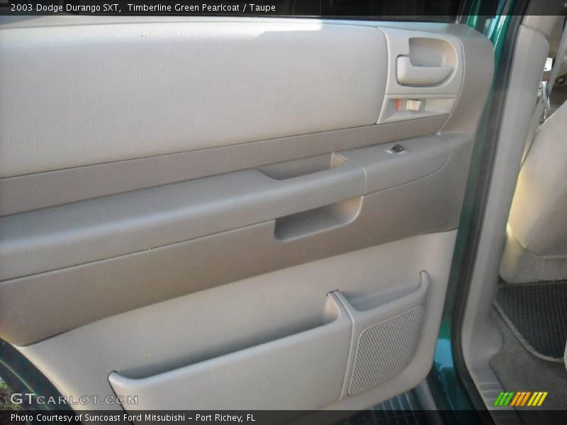Timberline Green Pearlcoat / Taupe 2003 Dodge Durango SXT