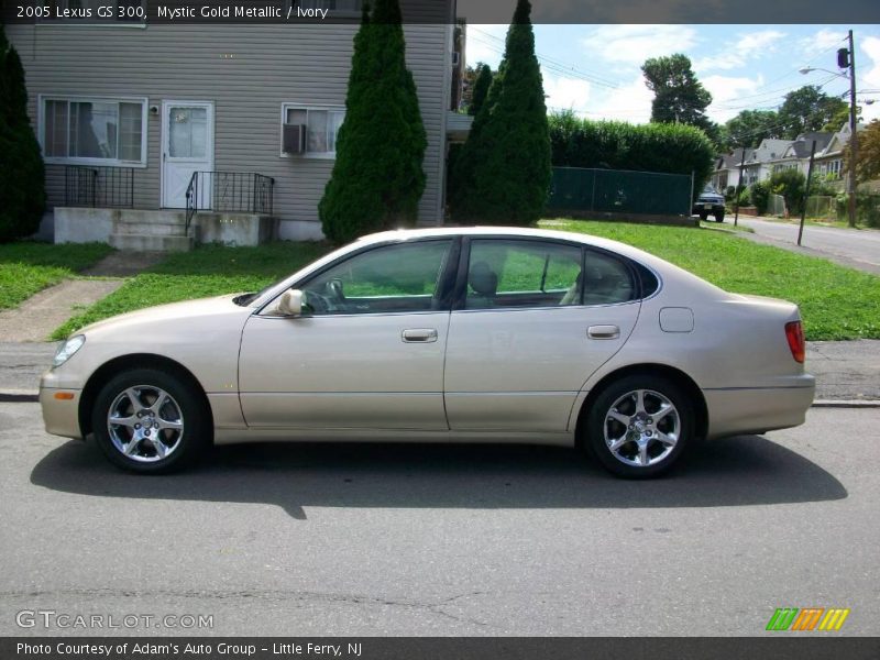 Mystic Gold Metallic / Ivory 2005 Lexus GS 300