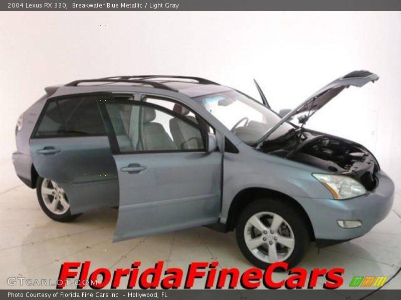 Breakwater Blue Metallic / Light Gray 2004 Lexus RX 330