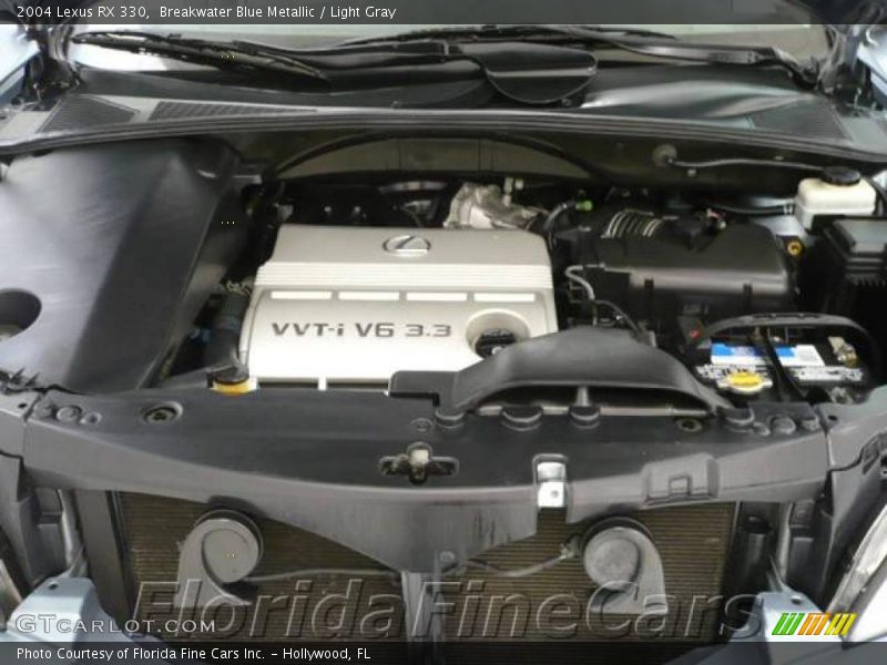 Breakwater Blue Metallic / Light Gray 2004 Lexus RX 330