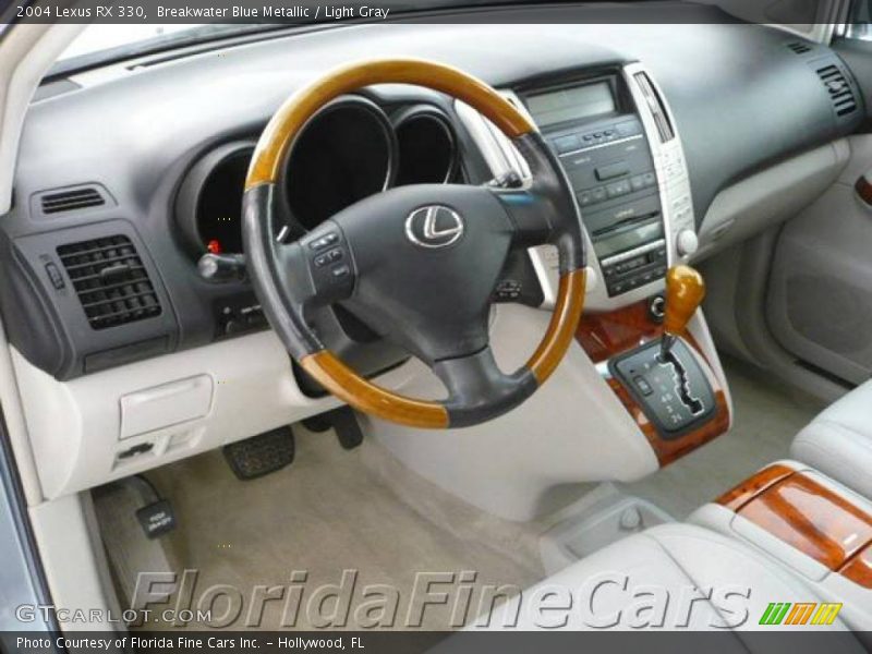Breakwater Blue Metallic / Light Gray 2004 Lexus RX 330