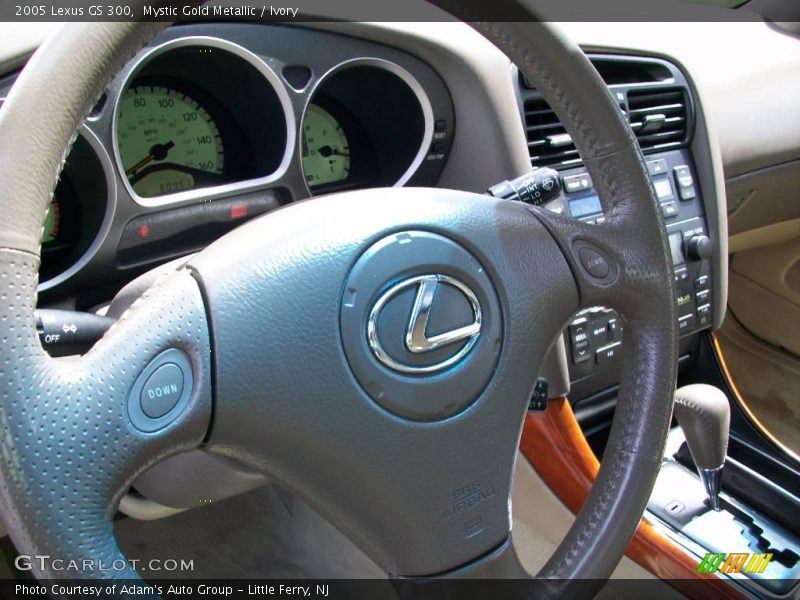 Mystic Gold Metallic / Ivory 2005 Lexus GS 300